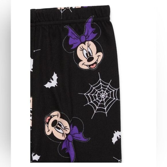 Nwt Disney Minnie Mouse Girl's Halloween Pajama Set - Picture 3 of 9